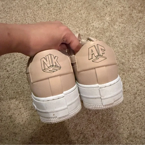 Nike Air Force 1 Pixel "Particle Beige" Sneakers - Women’s Size 11.5 - Picture 6 of 9